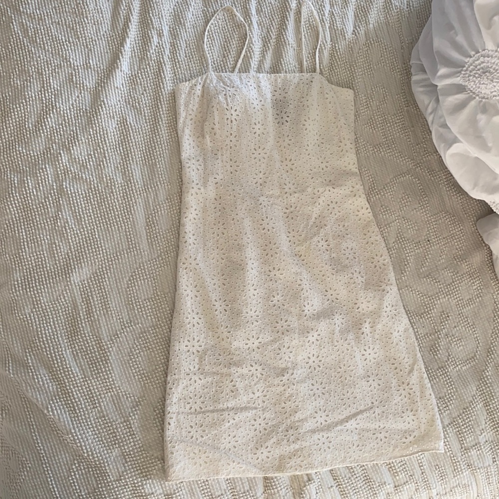 White Anna Taylor dress.